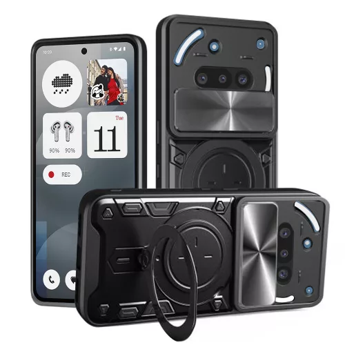 Techsuit - CamGuard Pro tok - Nothing Phone (3a) - Fekete