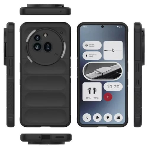 Techsuit - Magic Shield tok - Nothing Phone (3a) Pro - Fekete