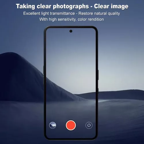 Techsuit - Full Camera - Kameravédő üvegfólia - Nothing Phone (3a) - Fekete