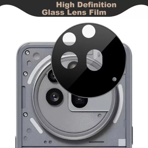 Techsuit - Full Camera - Kameravédő üvegfólia - Nothing Phone (3a) Pro - Fekete