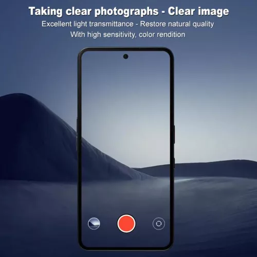 Techsuit - Full Camera - Kameravédő üvegfólia - Nothing Phone (3a) Pro - Fekete