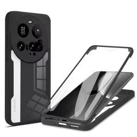   Techsuit - ColorVerse 360 tok kijelzővédővel - Xiaomi 15 Ultra - Fekete
