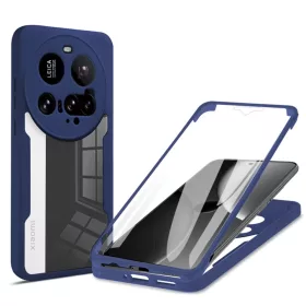   Techsuit - ColorVerse 360 tok kijelzővédővel - Xiaomi 15 Ultra - Kék