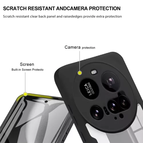 Techsuit - ColorVerse 360 tok kijelzővédővel - Xiaomi 15 Ultra - Kék