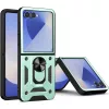 Techsuit - CamShield ütésálló tok - Samsung Galaxy Z Flip7 - Zöld