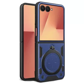   Techsuit - CamGuard Pro ütésálló tok - Samsung Galaxy Z Flip7 - Kék