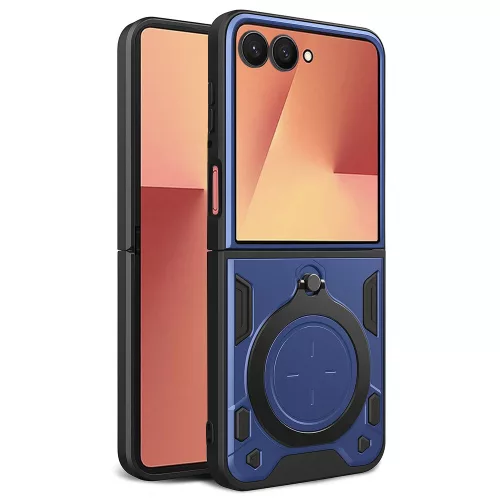 Techsuit - CamGuard Pro ütésálló tok - Samsung Galaxy Z Flip7 - Kék