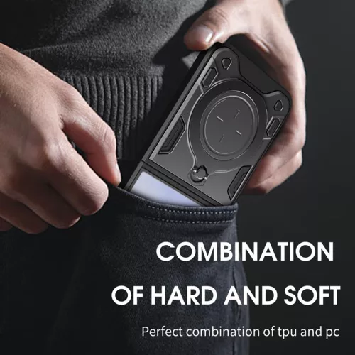 Techsuit - CamGuard Pro ütésálló tok - Samsung Galaxy Z Flip7 - Lila