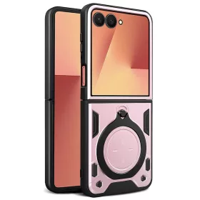   Techsuit - CamGuard Pro ütésálló tok - Samsung Galaxy Z Flip7 - Rosegold