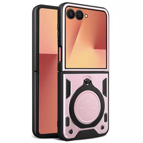 Techsuit - CamGuard Pro ütésálló tok - Samsung Galaxy Z Flip7 - Rosegold