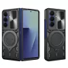 Techsuit - CamGuard Pro ütésálló tok - Samsung Galaxy Z Fold7 - Fekete