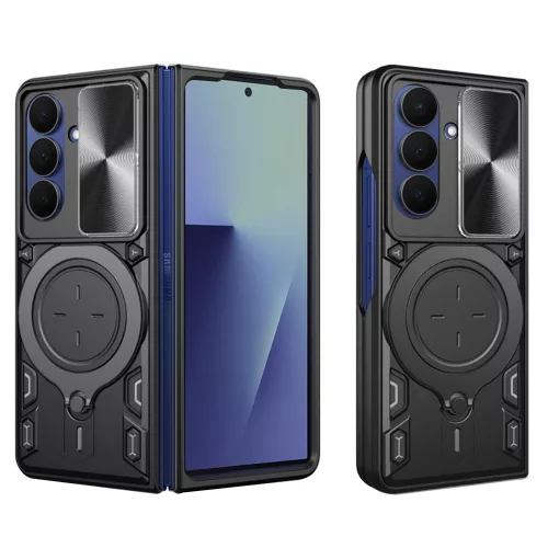 Techsuit - CamGuard Pro ütésálló tok - Samsung Galaxy Z Fold7 - Fekete