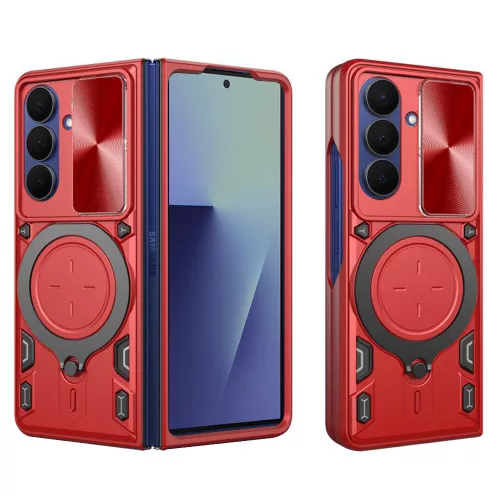 Techsuit - CamGuard Pro ütésálló tok - Samsung Galaxy Z Fold7 - Piros