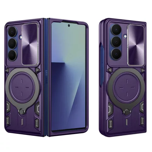 Techsuit - CamGuard Pro ütésálló tok - Samsung Galaxy Z Fold7 - Lila