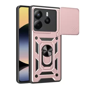   Techsuit - CamShield ütésálló tok - Xiaomi Redmi Note 14 4G (Regional) - Rosegold
