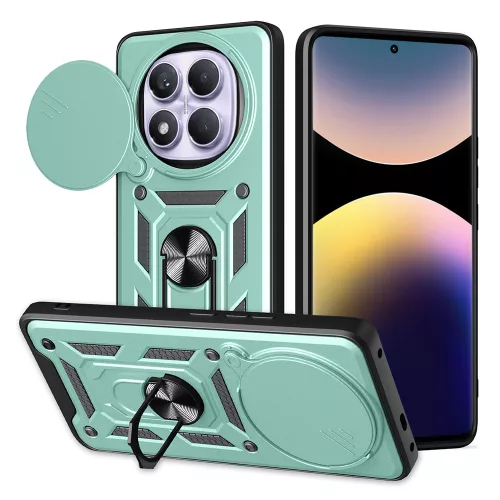 Techsuit - CamShield ütésálló tok - Xiaomi Redmi Note 14 Pro 4G - Zöld