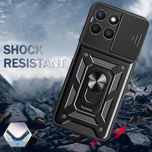 Techsuit - CamShield ütésálló tok - Xiaomi Redmi Note 14 Pro 4G - Zöld