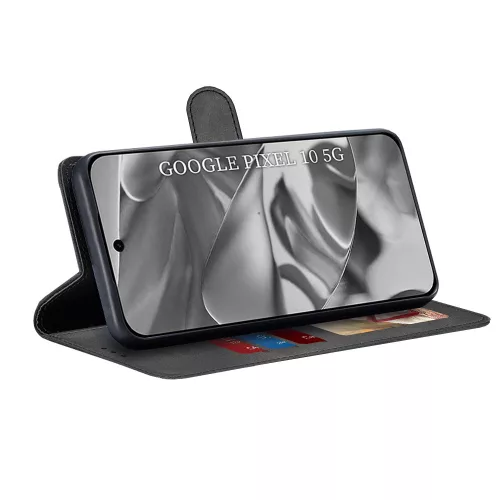 Techsuit - Diary Book kinyitható tok - Google Pixel 10 / 10 Pro - Fekete