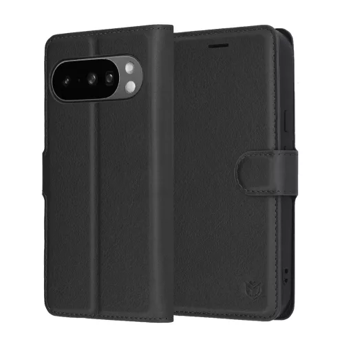 Techsuit - Leather Folio - Google Pixel 10 Pro XL - Black