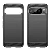 Techsuit - Carbon szilikon tok - Google Pixel 10 / 10 Pro - Fekete