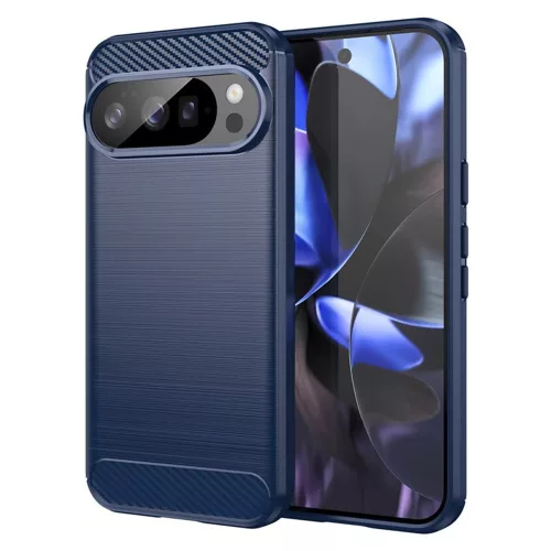 Techsuit - Carbon szilikon tok - Google Pixel 10 / 10 Pro - Kék