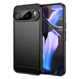   Techsuit - Carbon szilikon tok - Google Pixel 10 Pro XL - Fekete