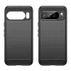 Techsuit - Carbon szilikon tok - Google Pixel 10 Pro XL - Fekete