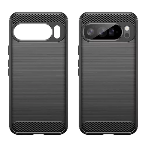 Techsuit - Carbon szilikon tok - Google Pixel 10 Pro XL - Fekete