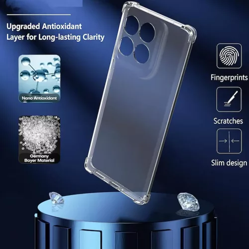 Techsuit - Shockproof Átlátszó Ütésálló Szilikon tok - Google Pixel 10 Pro XL - Átlátszó