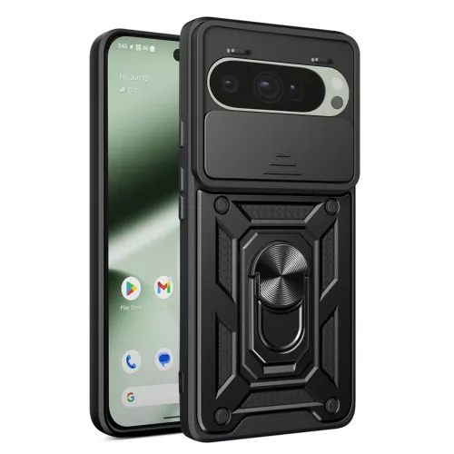 Techsuit - CamShield ütésálló tok - Google Pixel 10 / 10 Pro - Fekete