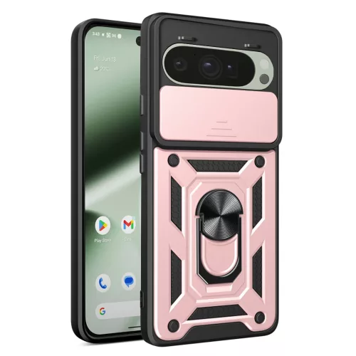 Techsuit - CamShield ütésálló tok - Google Pixel 10 / 10 Pro - Rosegold