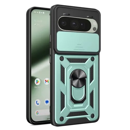 Techsuit - CamShield ütésálló tok - Google Pixel 10 / 10 Pro - Zöld