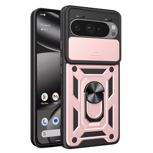 Techsuit - CamShield ütésálló tok - Google Pixel 10 Pro XL - Rosegold
