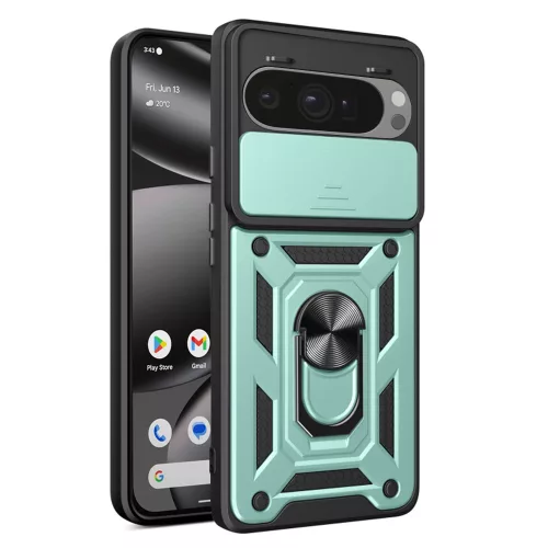 Techsuit - CamShield ütésálló tok - Google Pixel 10 Pro XL - Zöld
