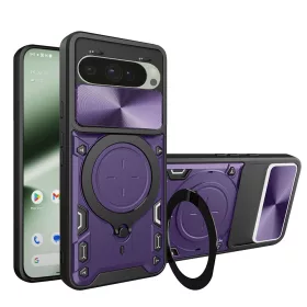   Techsuit - CamGuard Pro ütésálló tok - Google Pixel 10 / 10 Pro - Lila
