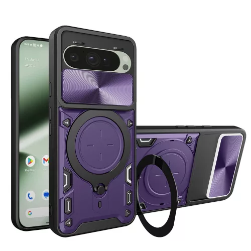 Techsuit - CamGuard Pro ütésálló tok - Google Pixel 10 / 10 Pro - Lila