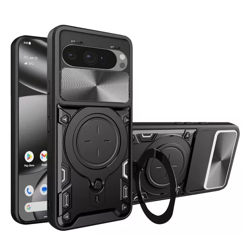 Techsuit - CamGuard Pro ütésálló tok - Google Pixel 10 Pro XL - Fekete