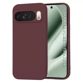   Techsuit - SoftFlex szilikon tok - Google Pixel 10 Pro XL - Bordó