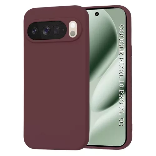 Techsuit - SoftFlex szilikon tok - Google Pixel 10 Pro XL - Bordó