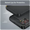 Techsuit - Carbon szilikon tok - Samsung Galaxy Xcover7 Pro - Fekete