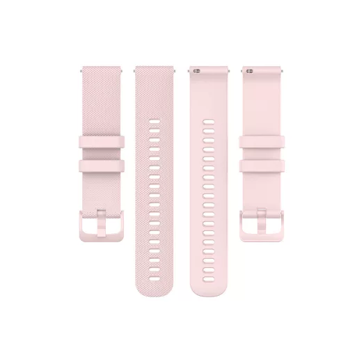 Techsuit - Watchband 18mm (W006) - Huawei Watch GT 4 (41mm)/W1/Honor Watch S1/Garmin Venu 2S/Vivoactive 4S - Pink