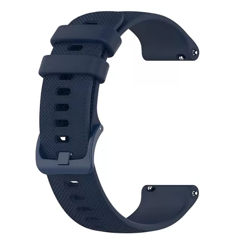 Techsuit - Watchband 18mm (W006) - Huawei Watch GT 4 (41mm)/W1/Honor Watch S1/Garmin Venu 2S/Vivoactive 4S - Blue