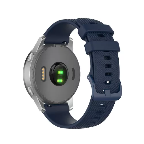 Techsuit - Watchband 18mm (W006) - Huawei Watch GT 4 (41mm)/W1/Honor Watch S1/Garmin Venu 2S/Vivoactive 4S - Blue