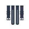 Techsuit - Watchband 18mm (W006) - Huawei Watch GT 4 (41mm)/W1/Honor Watch S1/Garmin Venu 2S/Vivoactive 4S - Blue