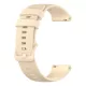 Techsuit - Watchband 18mm (W006) - Huawei Watch GT 4 (41mm)/W1/Honor Watch S1/Garmin Venu 2S/Vivoactive 4S - Cream