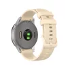 Techsuit - Watchband 18mm (W006) - Huawei Watch GT 4 (41mm)/W1/Honor Watch S1/Garmin Venu 2S/Vivoactive 4S - Cream