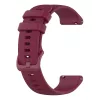 Techsuit - Watchband 18mm (W006) - Huawei Watch GT 4 (41mm)/W1/Honor Watch S1/Garmin Venu 2S/Vivoactive 4S - Burgundy