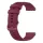 Techsuit - Watchband 18mm (W006) - Huawei Watch GT 4 (41mm)/W1/Honor Watch S1/Garmin Venu 2S/Vivoactive 4S - Burgundy
