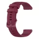 Techsuit - Watchband 18mm (W006) - Huawei Watch GT 4 (41mm)/W1/Honor Watch S1/Garmin Venu 2S/Vivoactive 4S - Burgundy