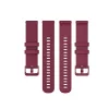 Techsuit - Watchband 18mm (W006) - Huawei Watch GT 4 (41mm)/W1/Honor Watch S1/Garmin Venu 2S/Vivoactive 4S - Burgundy